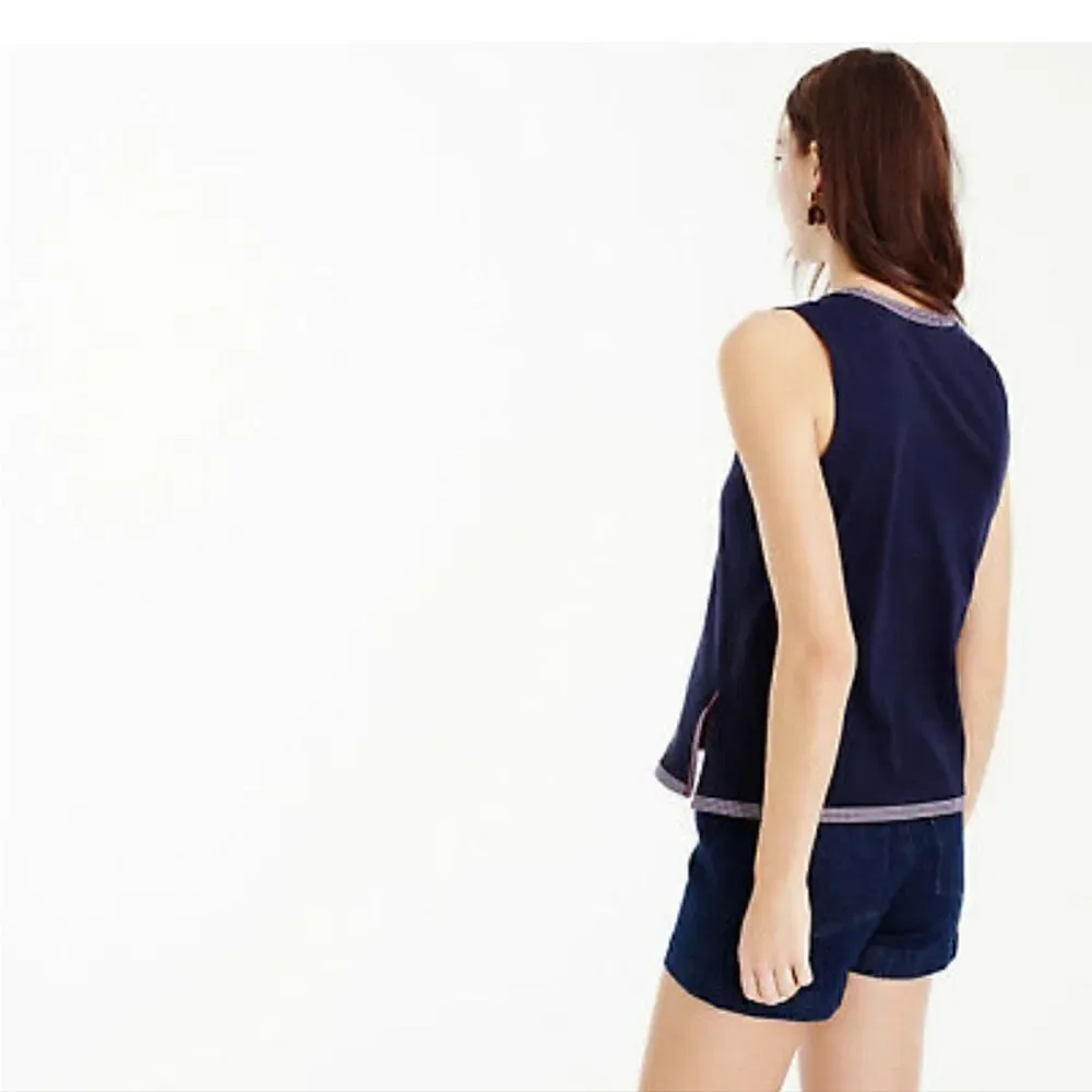 J CREW Tie Neck Tank Top